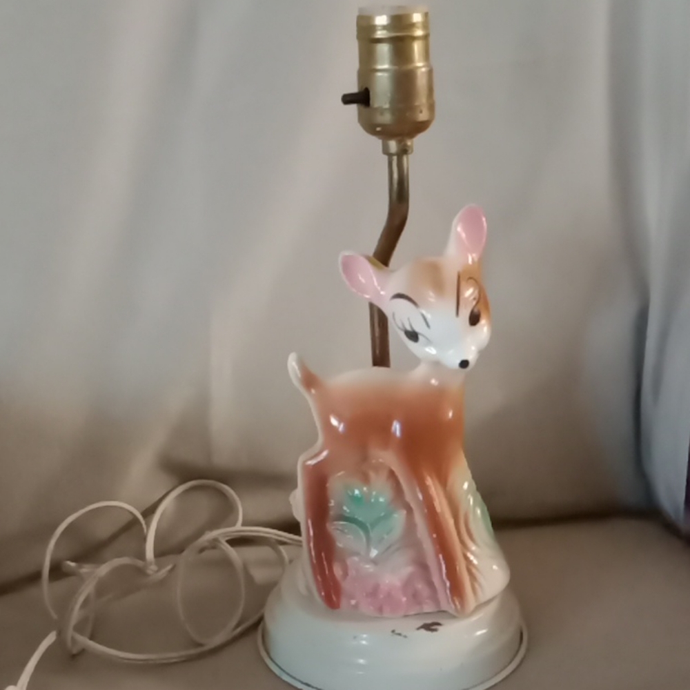 Vintage Walt Disney Bambi Lamp